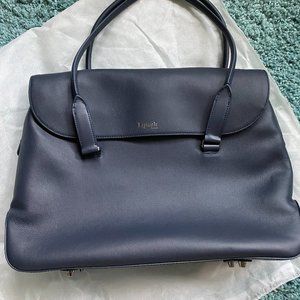 Lipault Paris leather laptop tote bag